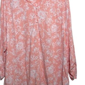 Floral Button-Up Blouse